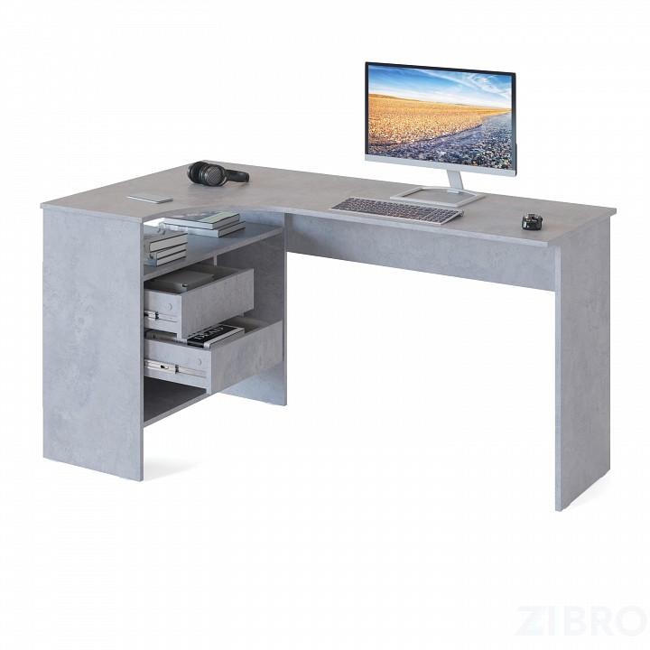 Стол письменный СПм-25 Левый бетон SK_00-00011530