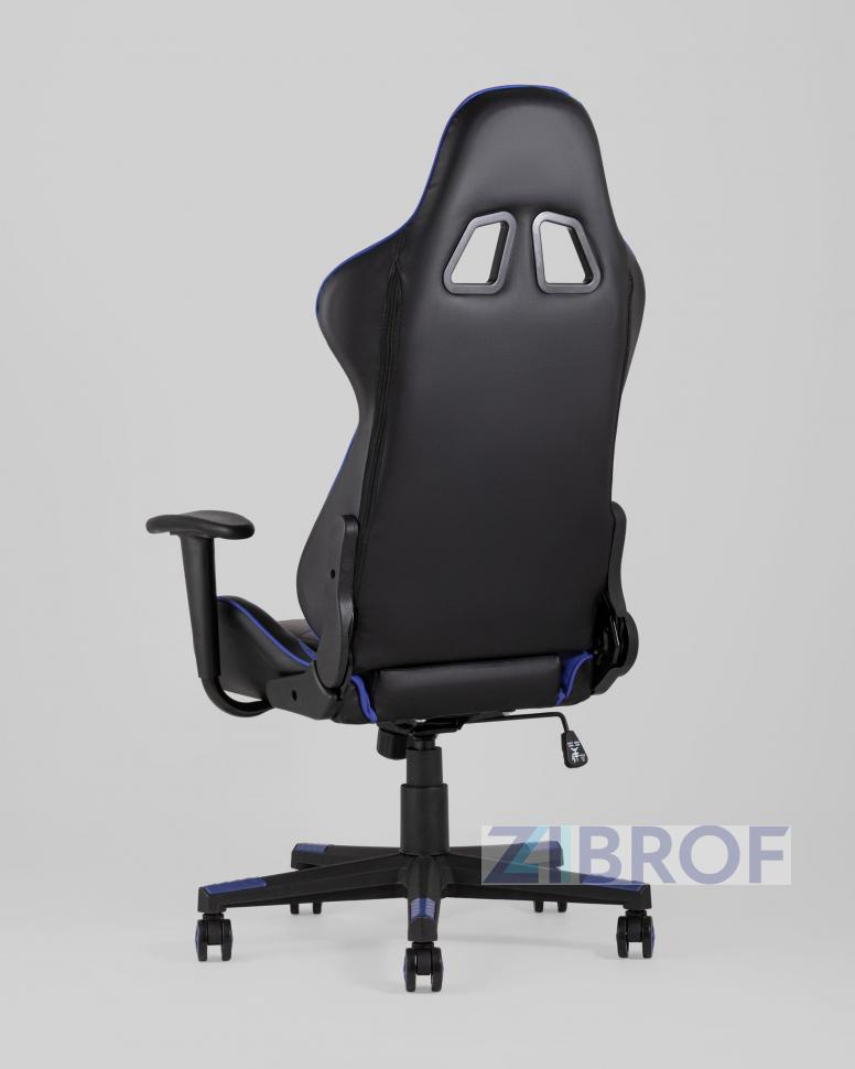 Игровое кресло компьютерное TopChairs Diablo синее геймерское