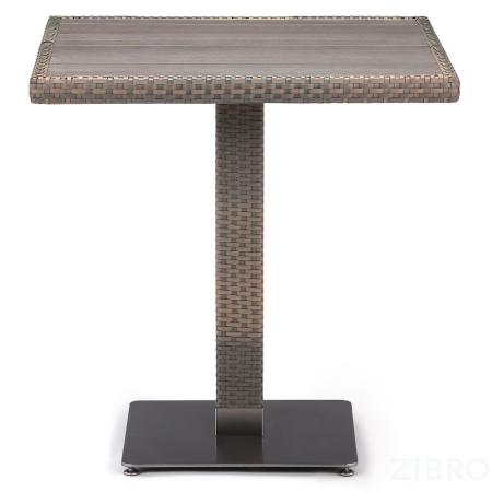 Стол из иск. ротанга T601DG-W1289-70х70 Pale (декинг)