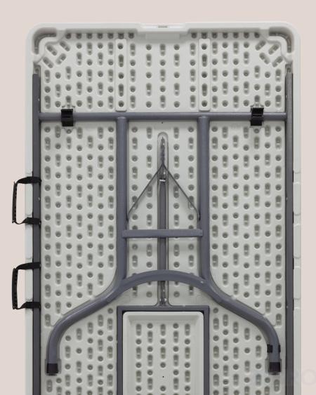 Стол складной чемодан пластиковый Кейт 240, стальной каркас, полиэтилен высокой плотности HDPE