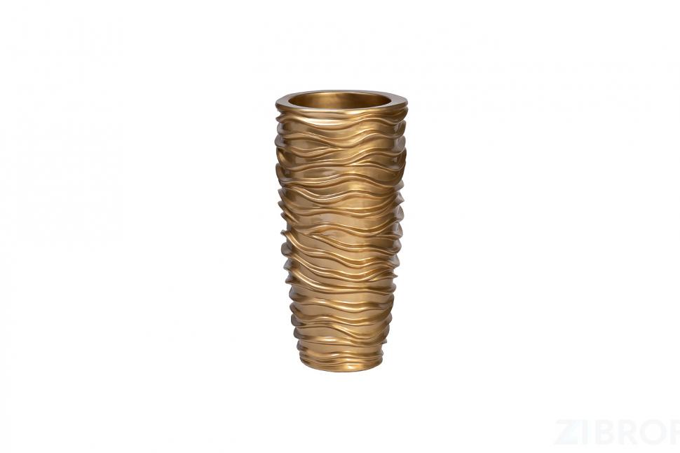 ZS-C845-26 Кашпо 32*32*65см цвет золото