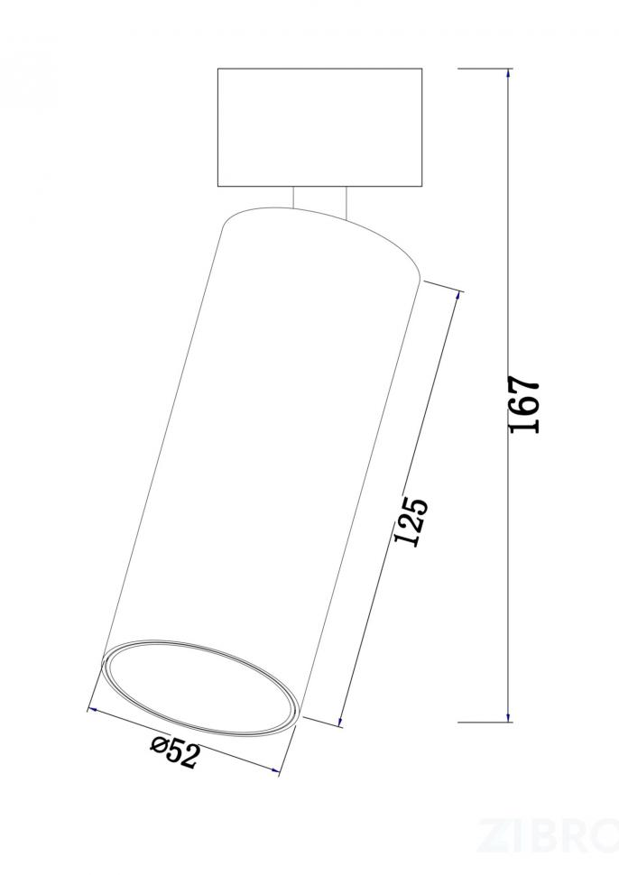 Потолочный светильник Technical C055CL-L12B3K