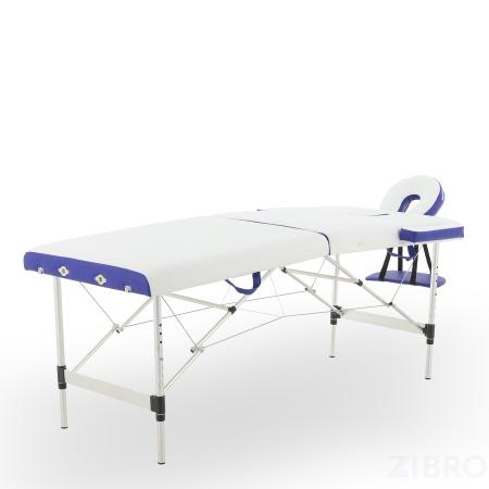 Массажный стол JFAL01A 2-х секционный (алюминиевый)