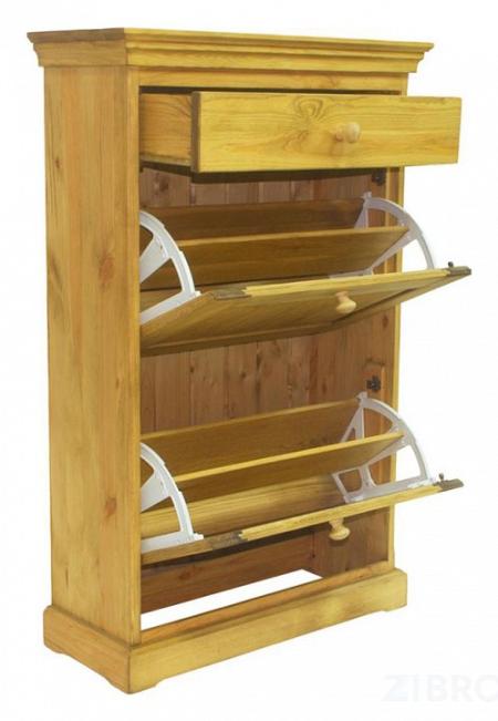 Тумба для обуви Chaussure 2P 1T сосна VSN_CHAUSSURE-2P-1T
