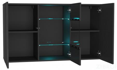 Тумба-витрина Point Тип-1.2 черный NKM_71774468
