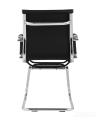 Кресло офисное TopChairs Visit черное в обивке из экокожи