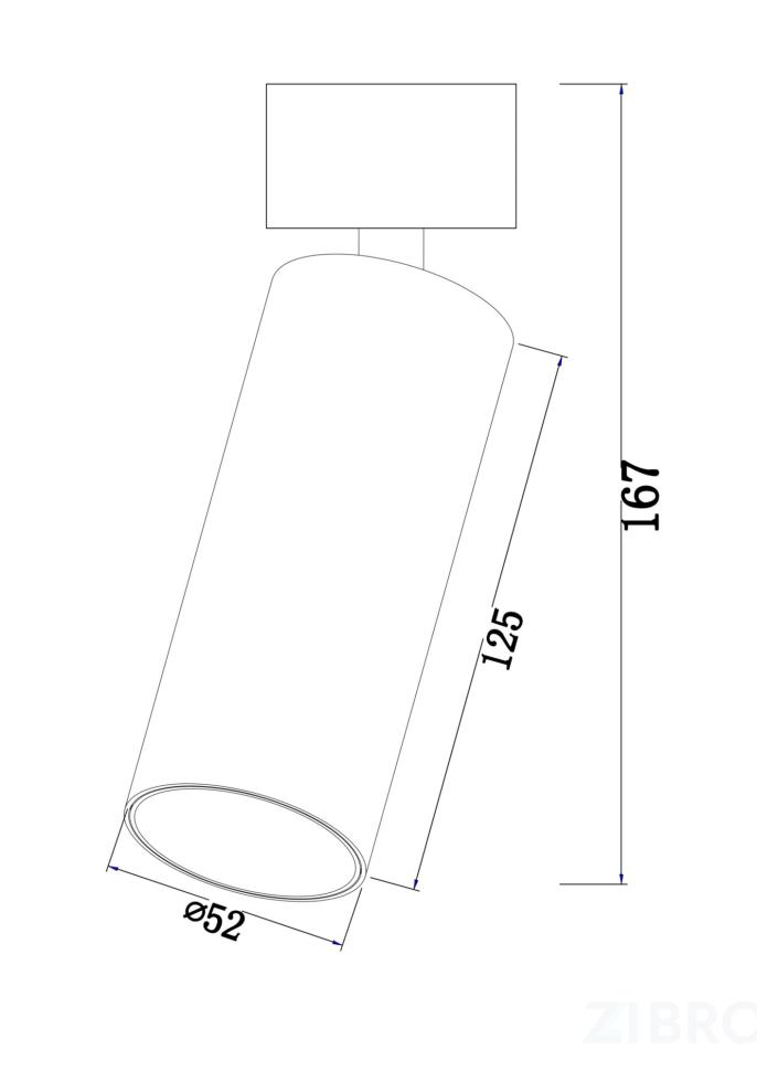Потолочный светильник Technical C055CL-L12W4K