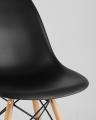Стул Style DSW черный, литой полипропилен, стальной каркас, натуральный массив бука