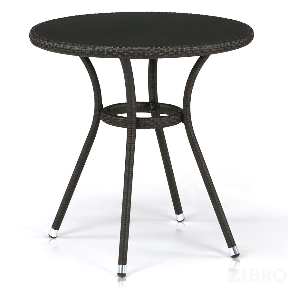 Стол из иск. ротанга T282ANS-W53-D72 Brown