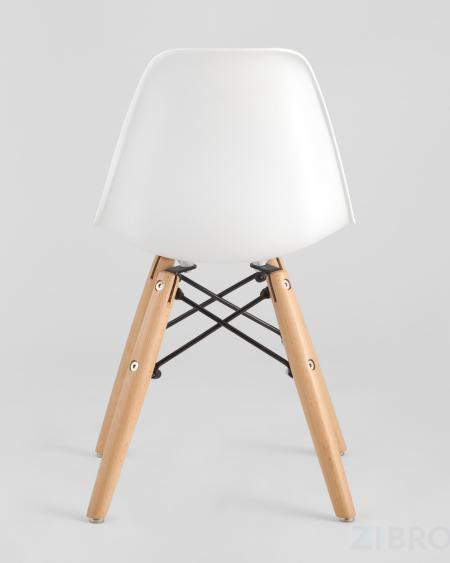Комплект мебели детский Eames стол детский белый, 5 стульев белые