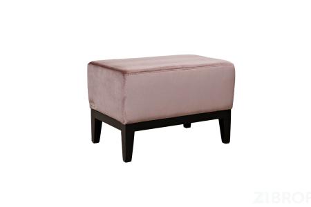Банкетка Stella 60 прямоугольная сиреневая Velv Siren 60*38*40см