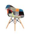 Стул DAW Patchwork обивка ткань ножки массив дерева