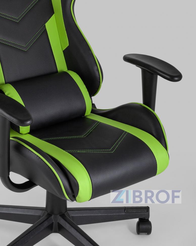 Игровое кресло компьютерное TopChairs Impala зеленое геймерское