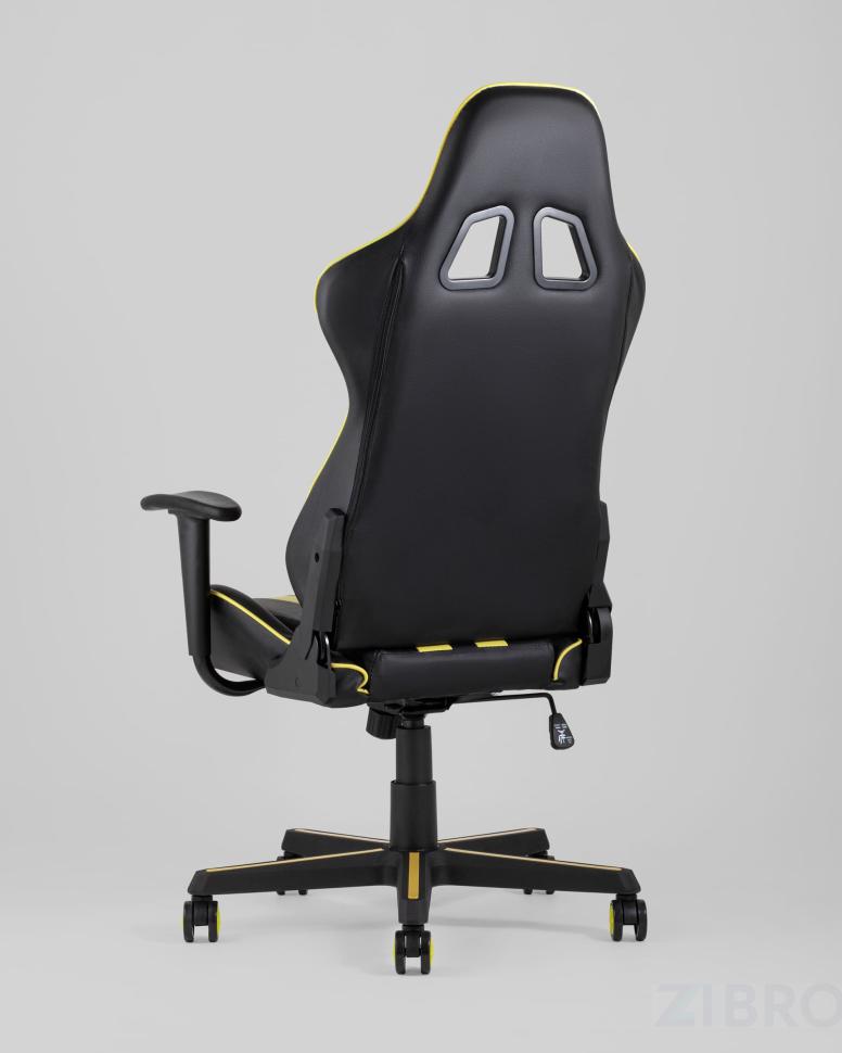 Игровое кресло компьютерное TopChairs Camaro желтое геймерское