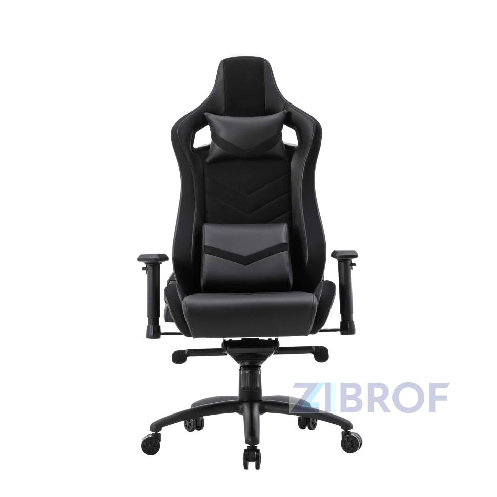 Игровое кресло компьютерное TopChairs Racer Premium черное геймерское