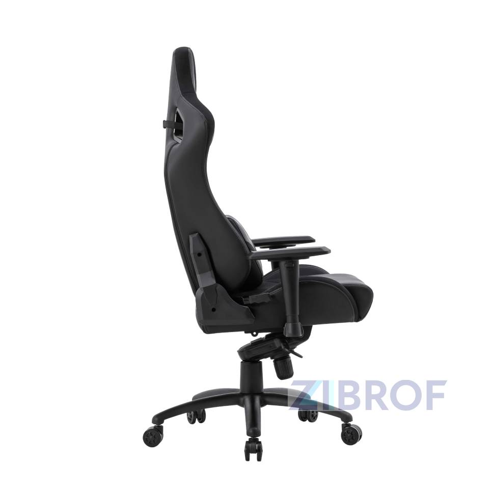 Игровое кресло компьютерное TopChairs Racer Premium черное геймерское