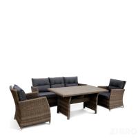Комплект плетеной мебели AFM-308A Brown/Grey