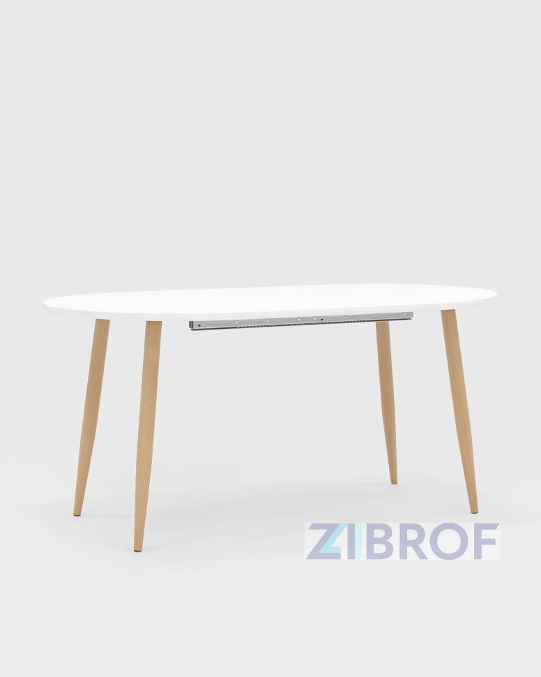 Обеденная группа стол Берген 160-220*90, 6 cтульев Frankfurt пэчворк