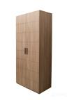 GD-10013/2-3 Шкаф Alto двухд c полками, цвет дуб Урбан Кофейный, фасад глухой 100*57*228.5см