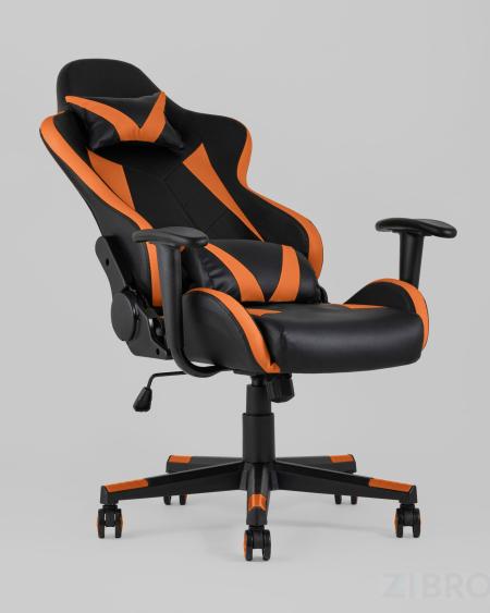 Игровое кресло компьютерное TopChairs Gallardo оранжевое геймерское