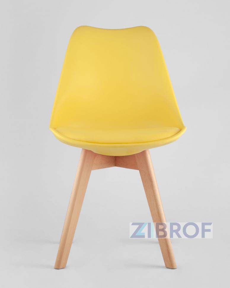 Обеденная группа стол Берген 160-220*90, 6 cтульев Frankfurt желтые