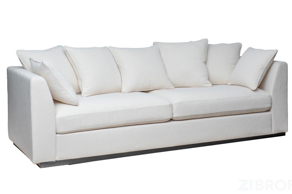 Диван Roberto трехместный, рогожка кремовый BOTEGA SVBEG 250*100*90см