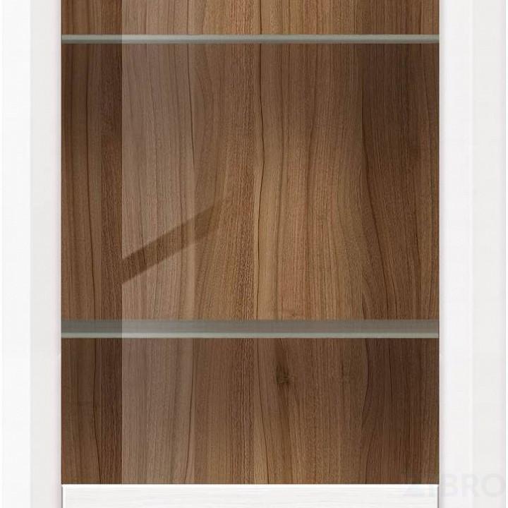 Шкаф-витрина Мальта B136-REG1W3S лиственница сибирская, орех лион BRW_70002603