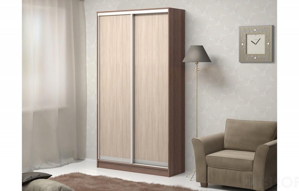 Шкаф-купе Адриано-2 1500x400x2200 мм ясень шимо темный BRN_1396_2200