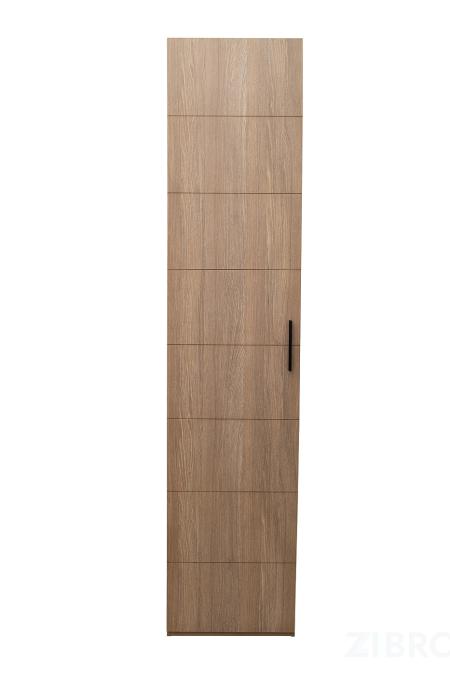 GD-10024/2-3 Шкаф Alto пенал c вешалкой,цвет дуб Урбан Кофейный, фасад глухой 50*57*228.5см