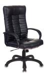 для руководителя офисное Бюрократ KB-10/BLACK черный обивка экокожа крестовина пластик