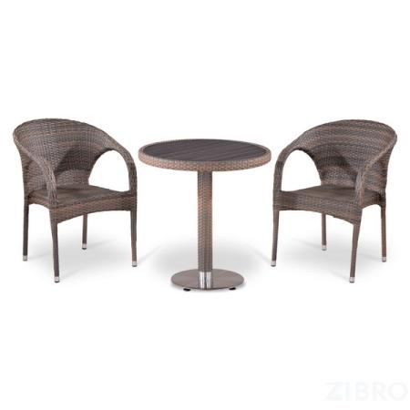 Комплект мебели из иск. ротанга. T501DG/Y290BG-W1289 Pale (2+1)
