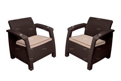 Комплект на балкон TWEET Balcony Set, цвет: венге