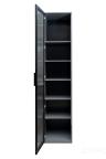 GD-10014/1-6 Шкаф Alto пенал c полками,цвет серый Кобальт, дверце стекло(рифленое) 50*57*228.5см