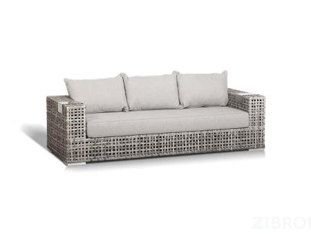 "Тито" диван трехместный серый