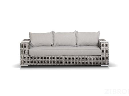 "Тито" диван трехместный серый