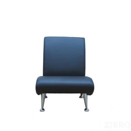 Кресло офисное Клерк 7 размер: 65 х 83 см, искусственная кожа цвет черный