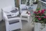 Комплект мебели Corfu Russia Love Seat (2х мест.диван), белый