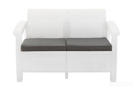 Комплект мебели Corfu Russia Love Seat (2х мест.диван), белый