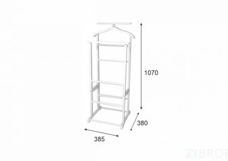 Вешалка для костюма В 9Н белый ML_006520